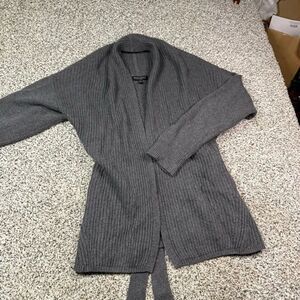 Banana Republic Women's Gray Cardigan Sweater Size M Open Front